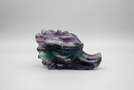 Fluorite Dragon Head Carving #12