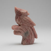 Pink Opal Bird Carving #2