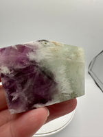 Feather Fluorite Free Form with Rainbows #1