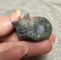 Que Sera Stone Sleeping Cat