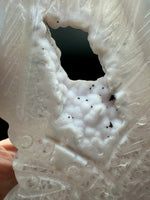 Druzy Agate Geode Indigenous-Inspired Profile Headdress Carving #3