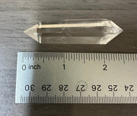 Natural Quartz Double Terminated Wand Point #3