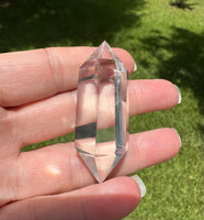 Natural Quartz Double Terminated Wand Point #5