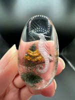Beautiful Seahorse Garden Quartz Inner Scene Carving #2