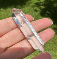 Natural Quartz Double Terminated Wand Point #6