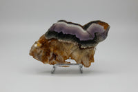 Fluorite Mixed Cube Pyrite & Acicular Slab #3