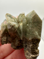 Chlorite Included Himalaya Quartz Cluster from Pakistan #2