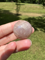 Sparkling Sunstone Sphere mixed with Moonstone #13