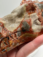 Unique Pudding Stone Dragon Head Carving