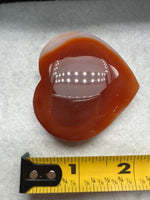 Carnelian Heart Palm Stone #6