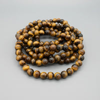Tigers Eye 6mm Bracelet Three Piece Set