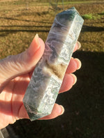 Moss Agate Double Terminated Point #4