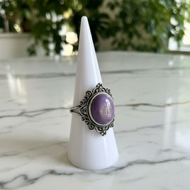 Natural Charoite Ring #27