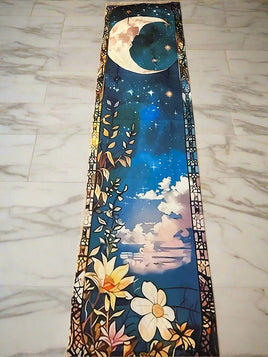 Moon & Flowers Wall Tapestry