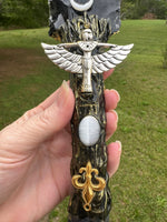 Natural Obsidian Decorative Dagger