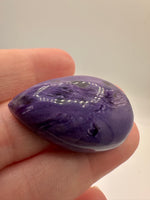 Charoite Pear Shape Cabochon Good Quality #4