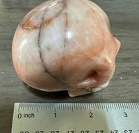 Orange Jade Skull #14
