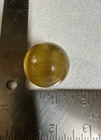 Yellow with Purple Fluorite Sphere #18
