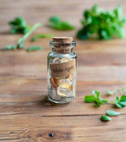 White Agate Chips In Bottle