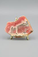 Rhodochrosite Slab #5 – Pink Banded Natural Stone Specimen