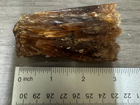 Natural Amber Calcite Raw Specimen UV Reactive #10