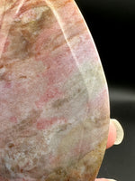 Ocean Jasper Polished Arrow Flame Freeform #5  – Pink, Coral & Green – 104g