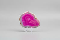 Dyed Pink Agate Slice #14