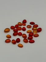 Fire Opal 4x3mm-5x3mm Oval Cabochon