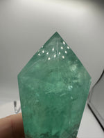 Neon Green Fluorite Scepter #1