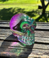 Mini Hand Carved Skull #10