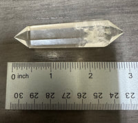 Natural Quartz Double Terminated Wand Point #19