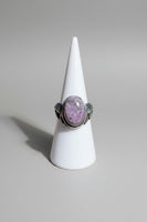 Natural Charoite Ring #22