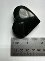 Rainbow Sheen Obsidian Heart #7