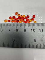 Fire Opal 4x3mm-5x3mm Oval Cabochon