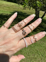 Set of 10 Goldtone Fashion Rings Assorted Sizes