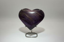 Rainbow Sheen Obsidian Heart #1