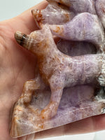 Amethyst Lace Agate Nine-Tailed Fox #6