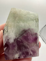 Feather Fluorite Free Form with Rainbows #1
