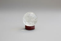 White Calcite Rainbow Sphere #6