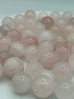 Pastel Rose Quartz Spheres
