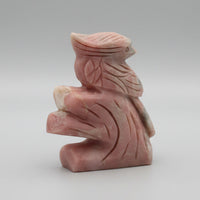 Pink Opal Bird Carving #1