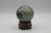 Black Pyrite Sphere 52.25mm #4