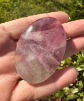 Fluorite Palm Stone #7