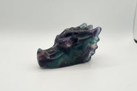 Fluorite Dragon Head Carving #6