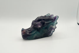 Fluorite Dragon Head Carving #6