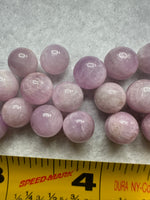 Natural Pink Kunzite Sphere Bin #4