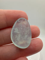 Clear Aquamarine Tumble for Wire Wrapping or Crafts