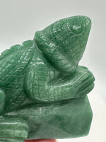 Green Aventurine Lizard Carving #1