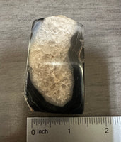 Black Onyx & Quartz Obelisk Tower #4