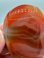 Carnelian Heart Palm Stone #7